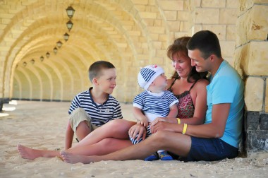 Алексей Тимушев со своей семьёй